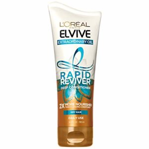 Coconut Oil & Cocoa Butter ExtractsL'Oreal Paris Elvive Extraordinary Oil Rapid Reviver Deep Conditioner